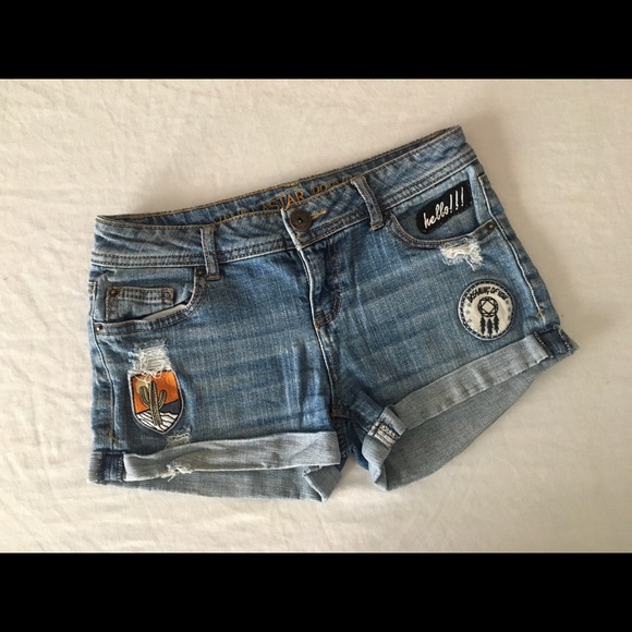 Denim Short Shorts - Picture 3 of 11